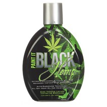 밀레니엄 태닝 솔리드 블랙 헴프 태닝 Millennium Tanning Products Paint It Black Hemp Bronzer 13.5oz