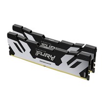 Kingston Fury 레니게이드 실버 16GB 6400MT/s DDR5 CL32 DIMM 데스크탑 메모리 싱글 모듈 인텔 XMP 3.0 오버클럭 안정성 KF564C32RS16, 32GB (2x16GB) _7200 MHz