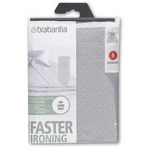 Brabantia 317705 다리미판 덮개 49 x 15 인치 (크기 B 표준)-회색
