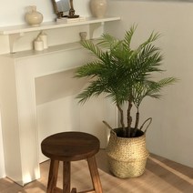 부쉬형 조화 나무 화분 인테리어 대형 야자수 이레카야자 이케아 - 아레카야자 식물 인조, 상세페이지 참조, 단품