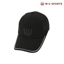 [본사][엠유스포츠]타공 캡 MU21333H252_BLK, 단품