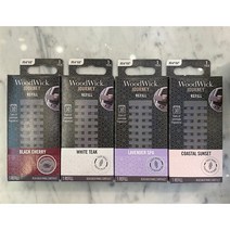 우드윅 NEW 오토벤트 차량용 방향제 리필 ( 4종 1택 ), 1개, 블랙 체리