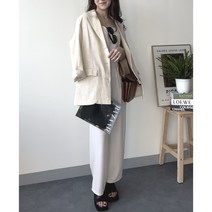 클래식 린넨롱자켓 (2color) #여름린넨자켓#여름베이직자켓#린넨롱자켓#여름오피스룩