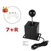 PC USB H 기어 시프터 로지텍 G27 G29 G25 G920 Thrustmaster T300RS/GT 시프트 노브 ETS2 simlacing 레이싱 게임용, 2.7 R
