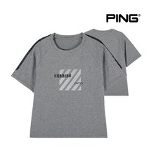 핑(PING) 핑 여성 러닝 반팔티셔츠 P12201TR974_GY