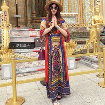 해외 바캉스룩 여행 휴양지 여름 원피스 에스닉 괌 몰디브 리조트룩