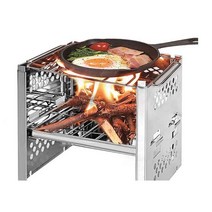 백패킹 접이식 미니 화로대 BBQ 훈제 비어치킨로스터 치킨로스터 직화
