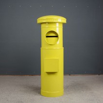 공중전화부스 전화부스 장식품 빈티지 단철 쇼핑몰 소품 모델 우체통 바 대형 야외 장식 사진, AA.밝은 노랑