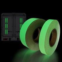 두일테크 화물차 차량용 야광테이프 안전 반사스티커, 1개, 25mm