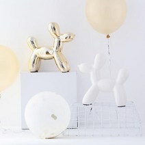 블링블링 골드 푸들 강아지 저금통 오브제 3color 택1, 실버