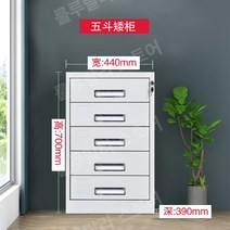 사무실수납장 철재사물함 철제 수납력좋은 사무실서랍 파일 캐비닛 서랍 캐비닛 잠금 장치 캐비닛, 1.0mm, R