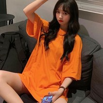 여성 반팔티 라운드티 여자 반팔 티셔츠 박스티 컬러