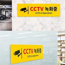 CCTV녹화중 안내표찰 대형 포맥스표지판 안내판 CCTV녹화중표지판 안내표지판 표찰 표지판 대형CCTV녹화중, 기본