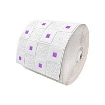 접착식파벽돌 DIY 3D 월 스티커 벽지 셀프 접착 폼 소프트 룸 홈 데코 방수 곰팡이 방지 아이 침실용, 30 White Purple_01 70cmX1m