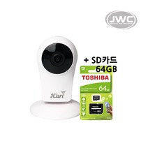 [JWC] 홈CCTV 홈카메라 홈캠 가정용CCTV 추천 큐리캠, 큐리캠+SD카드 64GB