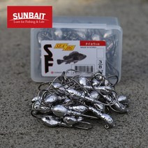 썬베이트 지그헤드 벌크 (씨지그) 대용량 바늘, 3/4oz
