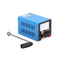 자가 캠핑 발전기 수동 USB 충전기 손으로 돌리는