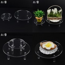 원형 테이블 진열대 소/중 진열매대 홍보테이블, 중