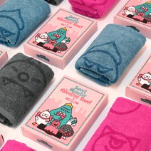스위트몬스터 뱀부 캐릭터수건 3장, 핑크 3장, 3개