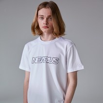 니어러스 반팔티 기본핏 남녀공용 레인보우 리플렉트 필름 프린트 발광 커플티 화이트 남자 여성 여름 티셔츠 20수면티 시원한 싱글이중지컴팩드 티셔츠예쁜쇼핑몰 감동의여름티 여름옷 심플티 반소매 고퀄리티 선물추천 라운드 단체복 추천 반팔