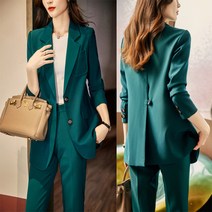 SEYI 여자 캐주얼정장세트 봄가을 블루정장