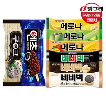 빙그레 [빙그레] 아이스크림 바 30개/메로나/비비빅/쿠앤크/엔초바, 쿠앤크바 x30개