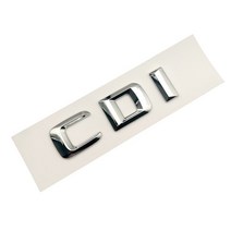 벤츠마크 3D ABS 블랙 크롬 문자 자동차 트렁크 엠블럼 스티커 메르세데스 벤츠 C E GLK ML 320 로고 액세, 04 Convex Chrome