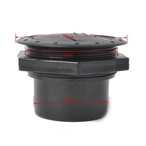 차량 에어컨 부품 자동차 압축기 부품오링 범용 60mm 2.35 인치 원형 ac 공기 배출구 통풍구 rv 버스 보트 요트 자동 교체 설치, 없음