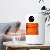 PIUJJA 미니 PTC 온풍기, 화이트