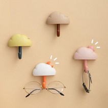 어린이집수건걸이 마스크걸이대 가족, 구름후크 3p 핑크