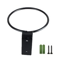 꽃 식물 화분 실내 실외 용 벽 이 홀더 링 스탠드 금속 후크 127EA5, 03 6inch
