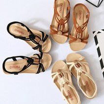 [KT알파쇼핑]빅사이즈가능 230-260mm 비즈샌들 스트랩샌들