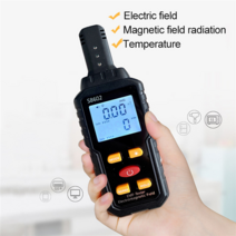 3-in-1 EMF 계측기 방사선 선량계 계수기 전자기장 장비 방사선계 테스터 자동 경보, 없음