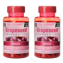 홀랜드앤바렛 그레이프씨드 50mg 100정 2팩 Holland Barrett