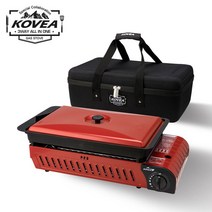 코베아 올인원 구이바다 레드 L캠핑그릴 가스그릴