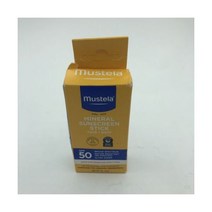 선크림 머스텔라 아기 - 어린이 미네랄 선크림 스틱 SPF 50 광대역 스펙트럼 0.6온스