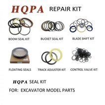 고압세차기 고압 자동차 세차 세척기 분무기 스팀기 파일럿 밸브 조이스틱 PPC 레버 씰 키트 XKAY-01431 XKAY-01723 R140 180 R210LC-9S 220LC 2, STD QUALITY (NBR)