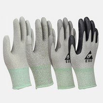 PU 구리 항균장갑 탑코팅 팜코팅 NBR 핸드폰터치 정전기방지 장갑, 항균장갑(1켤레)-PU탑코팅(손끝)