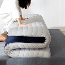두께 10cm 라텍스매트리스 메모리폼 양면 4계절용 편안하고 통기성면 침대토퍼