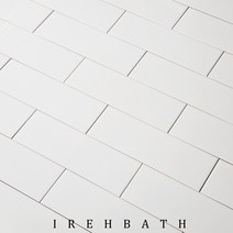 이레타일 욕실 주방벽타일 유광 IR-WHITE (100*300), 세라픽스 20kg