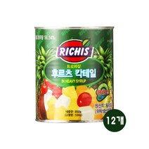 [무료배송][동서] 리치스 후르츠칵테일 850g x 12개