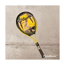 Wilson 윌슨 Titanium 3 티타늄 소프트 쇼크 테니스 라켓 - 오렌지/블랙 4 3/8
