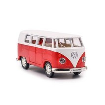 비행기다이캐스트 비행기모형 1:36 폭스 바겐 T1 모델 미니 버스 자동차 다이 캐스트 클래식 장난감 차량 절묘한 스타일링 시뮬레이션 컬렉션 선물 어린이를위한, 거품 상자 포함 3