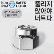 세이퍼락 너트 - 풀림방지 재난방지 너트 서스 STS303 304, STS303-M22