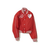 PARTIMENTO WOMEN 37 PW 심볼 패치 스타디움 자켓_레드 SYMBOL STADIUM JACKET_RED YE