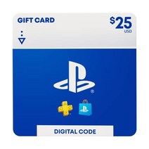 $50 PlayStation Store 기프트 카드 [디지털 코드], $25 Code