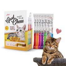조공츄르 고양이츄르 아기고양이간식 믹스1box(15g) 30개입, 연어&게살맛15g(30P)