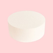 원형 스티로폼 케익 모형 지름80mm 높이80mm 10개묶음 슈가크레프트 크림클레이 아이싱연습