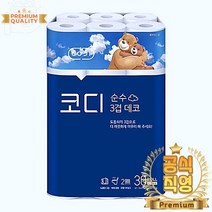 먼지없는휴지 3겹 데코순수 30롤 두루말이 화장지 홈쇼핑 먼지안나는 두루마리