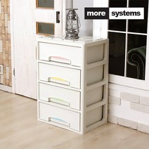 [모아시스템즈] 베이비 서랍장 4단 (일반4)/플라스틱 수납장 정리함 옷정리함, 상세 설명 참조